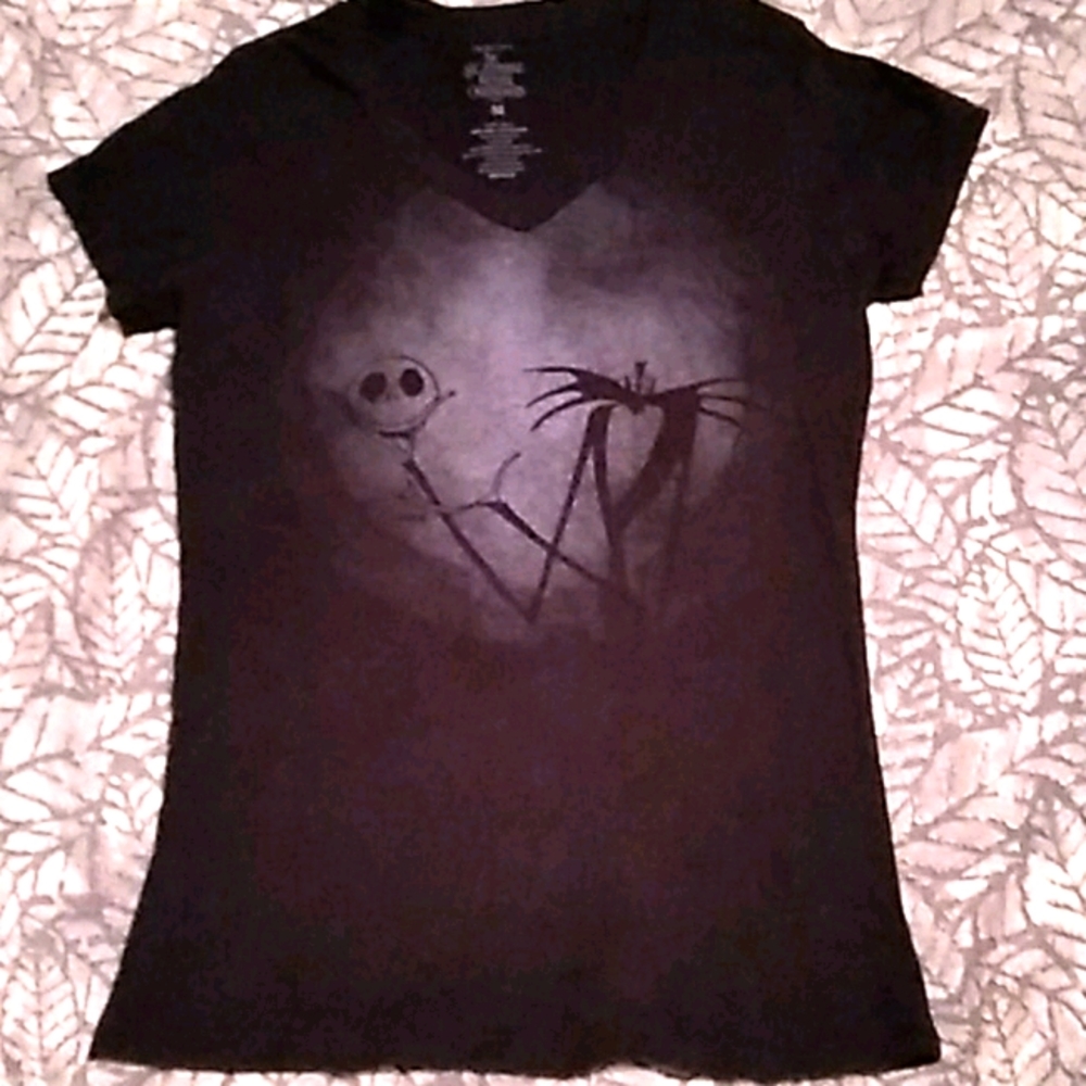 Jack the Pumkin King black vneck top